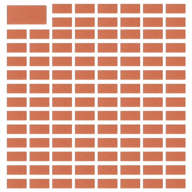 2000 Pieces Mini Bricks for Landscaping Miniature Bricks Brick Wall Small Bricks for Garden Parts,1/35 Scale