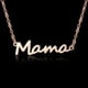 thumbnail image 5 of Zhuge Regalos para el día de la madre para mamá Collares para mamá Regalo de cumpleaños para mamá Collar con letras de acero inoxidable (oro rosa), 5 of 5