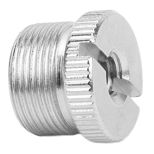 Adaptador de tornillo ANGGREK Adaptador de Soporte de Micrófono de Rosca Transparente de Metal