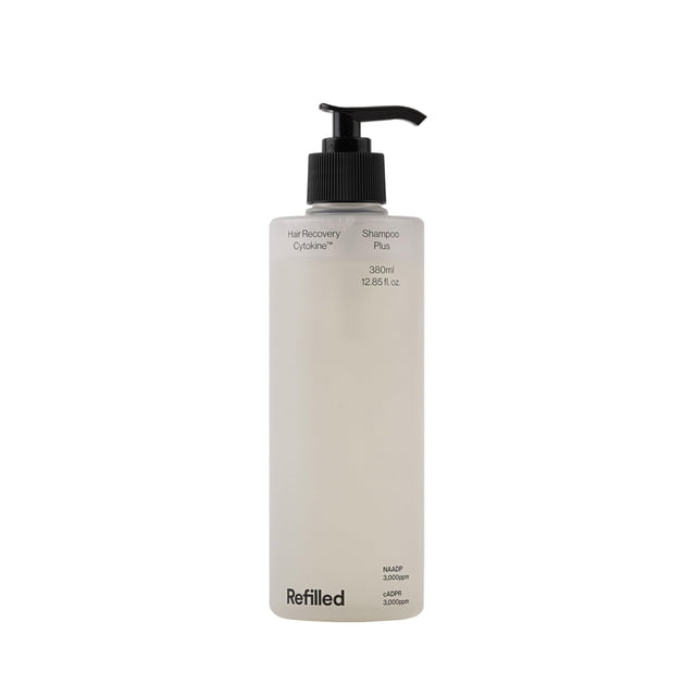 Champú de citocinas para recuperación del cabello recargado más cuidado humectante 12.8 fl. Onz. - Champú para espesar el cabello, para adelgazar el cabello, anticaída, hidratante, fortalecedor y volu