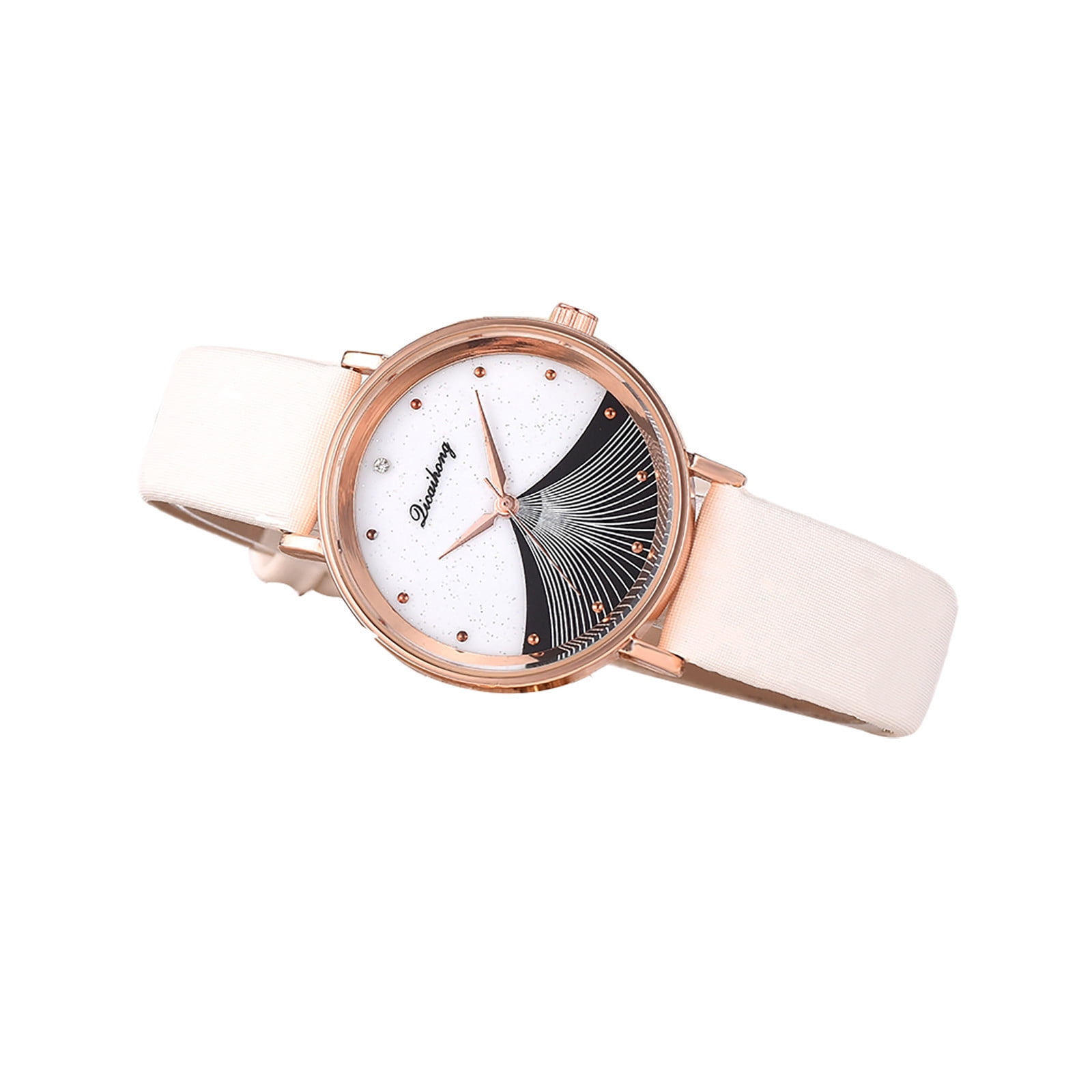 Big Discount Ladies Watches Qicaihong Korean Latest Ladies Watch Diamond Fashion Trend Ladies Watch Womens Watches Alloy PU Akmoler Walmart