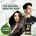 thumbnail image 5 of (4 pack) Herbishh Dark Brown Hair Color Shampoo for Gray Hair, Hair Dye Shampoo 3 in 1, 100% Gray Coverage, Permanent Hair Color for Men & Women, Ammonia-free, 200 ml, 5 of 12
