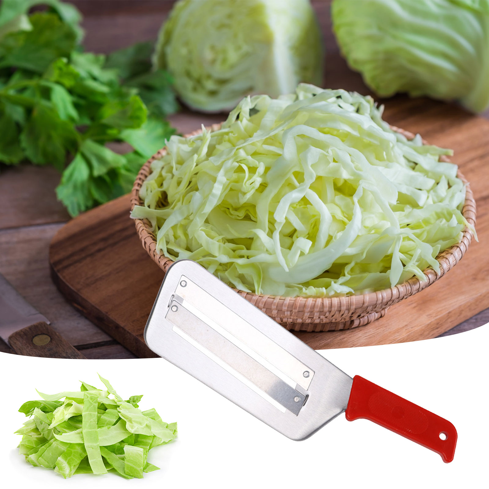 WSEEY Cabbage Kitchen Slicer Chopper Shredder Sauerkraut Cutter