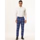 thumbnail image 3 of Pantalones de vestir a cuadros para hombre Lars Amadeus Azul L, 3 of 6