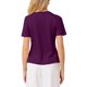 thumbnail image 3 of INSPIRAR CHIC Blusa Elegante y Brillante para Mujeres con Parte Superior de Rhinestones para Cócteles y Fiestas S Púrpura, 3 of 5