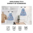 thumbnail image 4 of Sikiie Sailboats On A Waves Hand Towel with Loop Hanging Towel Absorbent Tie Towels for Kitchen Tea Bar Bathroom Decor, 4 of 7