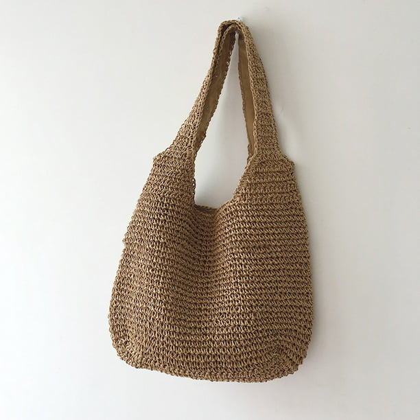 Straw Bag for Women, GMYLE Woven Straw Rattan Hollow Handbag Bag ...