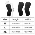 thumbnail image 4 of Unique Bargains 1 Pair Comfortable Knee Pads Medium Size Black, 4 of 6
