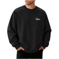 thumbnail image 2 of BVOFAR Mens Sweatshirt Love Graphic Long Sleeve Shirts No Hood Crewneck Pullover Loose Fit Holiday Tops for Valentines Day, 2 of 6
