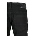 thumbnail image 4 of RAW X Mens Slim Fit Moto Jeans, Jet Black, 32X32, 4 of 6