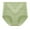 Underwear/panties for women plus size-Green, variant on Homenesgenics Female Plus Size High Waist Cotton Underwear - Women's Soft Comfy Breathable Lace Seamless Panties Briefs Hipster Boy Shorts Thong Underpants Green XL