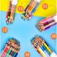 thumbnail image 1 of Erasable Colored Pencils Triangular Rod Color Lead Children Graffiti Painting Pen Stationery (24 Colors), 1 of 3
