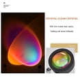 thumbnail image 2 of Hugtrwg USB Rainbow Sunset Proyector Atmósfera Nocturna Lámpara Pared (A), 2 of 9