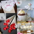 thumbnail image 2 of Nvzi Paper Doilies, 100 Pieces 5.5 Lace Doilies Paper Round Decorative Paper Placemats Bulk for Cake, Desert, Wedding, Tableware Decoration, 2 of 4