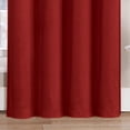 thumbnail image 6 of VCNY Home Polyester Blackout Grommet Curtain Pair, Red, 1" x 52", Set of 2, 6 of 6