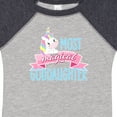 thumbnail image 4 of Inktastic Most Magical Goddaughter- Cute Unicorn Girls Baby Bodysuit, 4 of 5