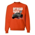 thumbnail image 2 of Wild Bobby, Ford Offroad Machine Classic Built Tough 4x4 Off Road, Cars and Trucks, Unisex Crewneck Graphic Sweatshirt, Orange, Large, 2 of 4