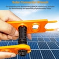 thumbnail image 2 of 1 par de conectores solares fotovoltaicos MC4 llave naranja, 2 of 9