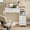 White, variant on Small Computer Desk with 4 Fabric Drawers, Simple Writing Desk for Home Office, Compact Study Desks for Small Spaces, Kids Desk Study for Bedroom, White