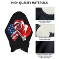 thumbnail image 4 of America Canada Flag Art Barber Cape 66"x55" Salon Hair Cutting Haircut Cape Color Capes Stylist HairdresserApron, 4 of 7