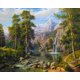thumbnail image 1 of 30 X 40 Cm, cascada De La Fort Diamond Painting Broderie Diamant Peinture Canevas 5d Tableau Enfant Adulte Strass Lot Puzzle Dessin Decoración Mu, 1 of 4