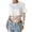 White, variant on Women's Lace Long Sleeve Bodysuit Sheer See-Through Going Out Top White S