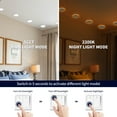 thumbnail image 4 of MW Lighting 7-inch 12W 5-Color-Temperature LED Recessed Ceiling Light, Energy-efficient And High-performance, Ideal For Hallways, Garages, Kitchens, And Stairwells, 4 of 13