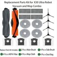 thumbnail image 2 of Para X30 Ultra Robot Aspirador y Fregona Combo Cepillo Lateral Principal Filtro Hepa Almohadilla de Fregona Bolsa de Polvo Accesorios Piezas, 2 of 5