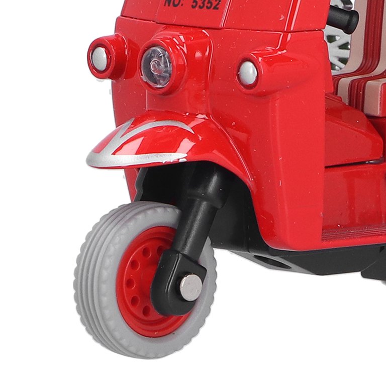 Dioche Jouet De Voiture à Tirer Pull Back Thai Tricycle Simulation