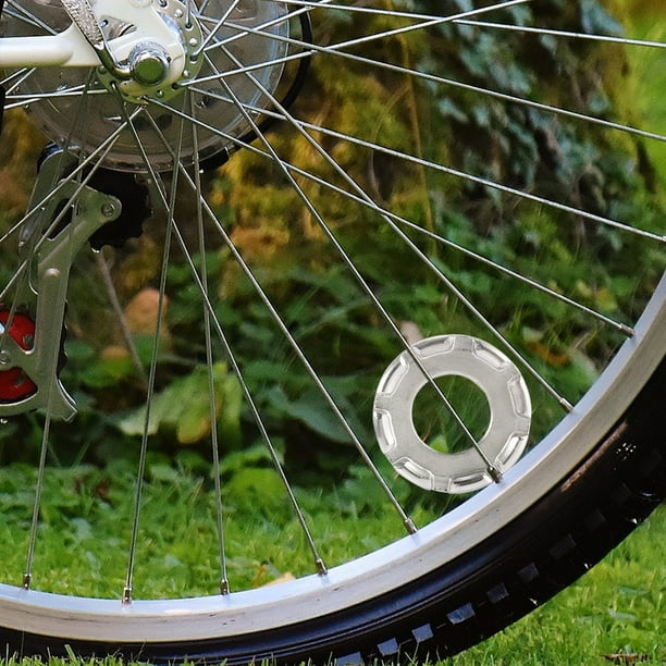3pcs Bicycle Wheel Spoke Wrench 8 Hole Bike Cycling Spanner Repair Tool Silver Tone Metal