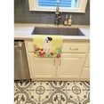 thumbnail image 2 of Carolines Treasures BB6114KTWL Easter Eggs White Boxer Cooper Kitchen Towel 15 X 28" multicolor, 2 of 4