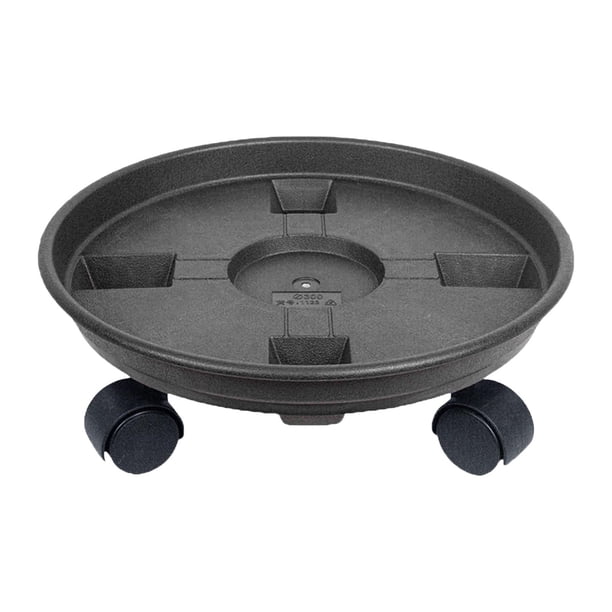 Soporte para plantas con ruedas redondo para macetas, plato versátil para plantas con ruedas 36cm