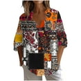 thumbnail image 2 of Karight Womens Button Down Shirt Long Sleeve Blouse, 2 of 5