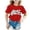 T10-Red, variant on Rhuody Toddler Tops For Girl Summer Short Sleeve Crewneck Cartoon Letter Prints Tee 2-3 Years Grey