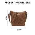 thumbnail image 2 of Womens Stylish Crossbody Handbag PU Bucket Bag, 2 of 6