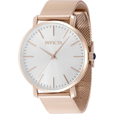 Invicta 48847 Women's Angel Silver Dial Rose Gold Bracelet Watch