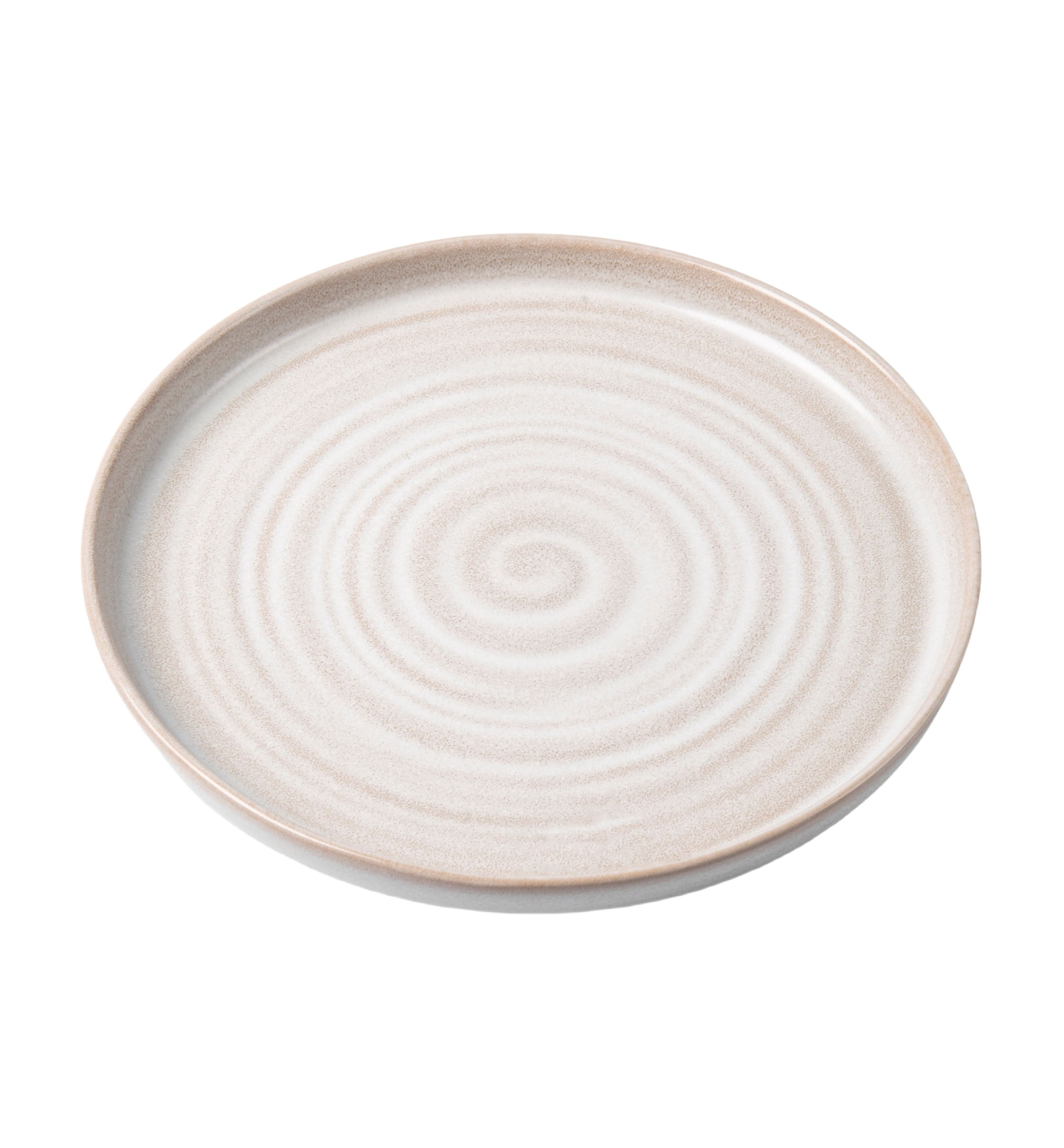 Better Homes & Gardens-Collins Cream Stoneware Round Salad Plate