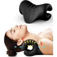 thumbnail image 1 of Relajante de cuello y hombros, dispositivo portátil de tracción cervical, camilla de cuello, corrección de postura cervical, cojín quiropráctico para aliviar el dolor, 1 of 5