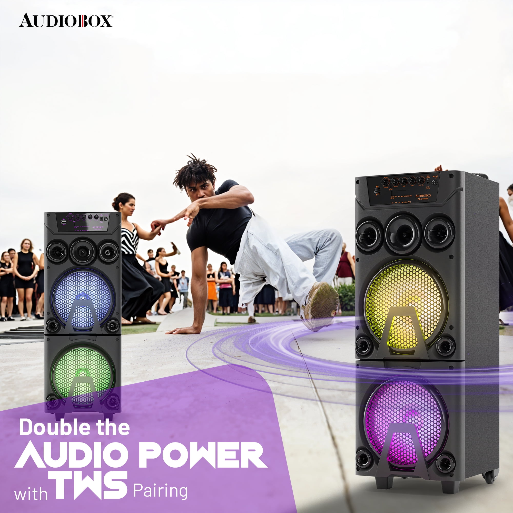 AudioBox ABX-8080R Dual 8