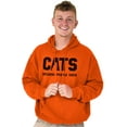thumbnail image 5 of Cats Because People Suck Funny Cool Unisex Plus Size Hoodie Brisco Brands 2X, 5 of 6
