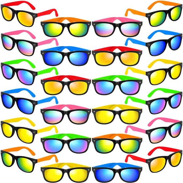 Gafas de sol GINMIC Kids Neon Party, paquete de 24 unidades, protección UV400