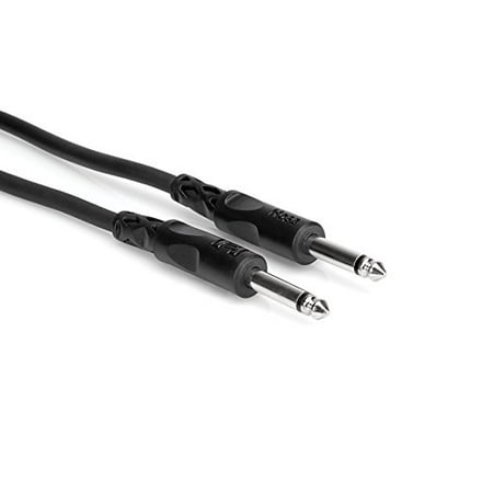Unbalanced Microphone Cable CPP-103 1/4 inch TS to 1/4 inch TS Unbalanced Interconnect Cable, 3 feet, This cable is designed to interconnect pro audio gear with unbalanced phone jacks.., By Hosa From USA ()