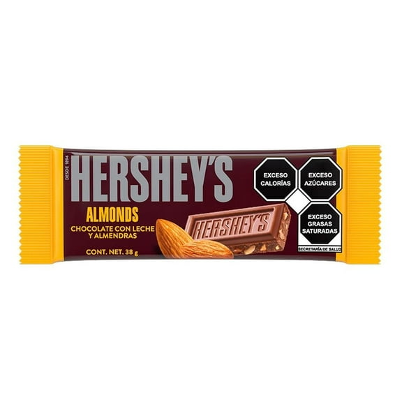 Chocolate con leche Hershey's Almonds en barra 38 g