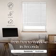 thumbnail image 2 of REGAL estate No Drill Cordless 1" Mini Blinds, PeelMount Adhesive Easy Install Light Filtering Window Blinds, 27" W x 72" H, White, 2 of 6