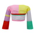 thumbnail image 3 of Pull Court pour Femmes Haut Ajouré Y2k/E Pull-Over Mode Urbaine pour Filles, 3 of 6