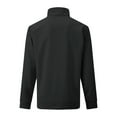 thumbnail image 4 of Havenx Men's Quarter Zip Long Sleeve Sweatshirts Waffle Knit Mock Neck Sweaters with Pockets 1/4 Zipper Polo Sweater Gym Athletic Workout Lightweight Warm Business Golf Tops,Black XL, 4 of 5
