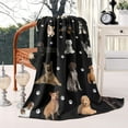 thumbnail image 2 of Dog Breeds Blanket,Comfortable Soft Flannel Throw Blanket,All Season,Warm Lightweight Blankets for Sofa Bed Couch Living Room Chair,60"x80", 2 of 4