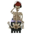 thumbnail image 2 of Way to Celebrate Halloween Indoor Décor Battery Operated Light-up DJ Skeleton with Sound, 2 of 4