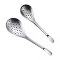 thumbnail image 1 of Cuchara ranurada para espumadera,Espumadera Cuchara ranurada Colador de cocina Cucharón,colador,cuchara,cucharón,espumadera con ranuras,colador cucharón espumadera colador freír,Colador de, 1 of 8