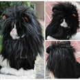 thumbnail image 5 of Peluca de melena de león para gatos y perros, divertidos disfraces de gatos para Halloween, Navidad, accesorios de ropa para mascotas (S), 5 of 5